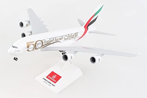 Daron SkyMarks Emirates A380 1/200 w/Gear 50th Anniversary SKR1034