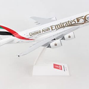 Daron SkyMarks Emirates A380 1/200 w/Gear 50th Anniversary SKR1034