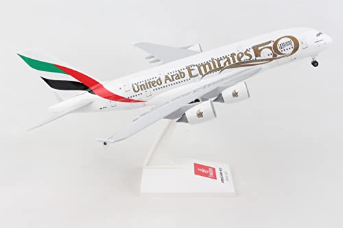 Daron SkyMarks Emirates A380 1/200 w/Gear 50th Anniversary SKR1034