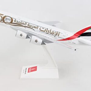 Daron SkyMarks Emirates A380 1/200 w/Gear 50th Anniversary SKR1034