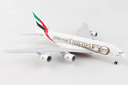 Daron SkyMarks Emirates A380 1/200 w/Gear 50th Anniversary SKR1034