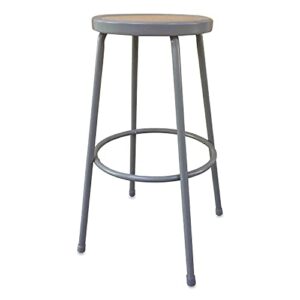 alera industrial metal shop stool aleis6630g each