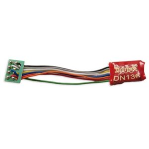 digitrax dgtdn136ps n dcc decoder series 6, 3.2″ wires 3 fn 8-pin 1a