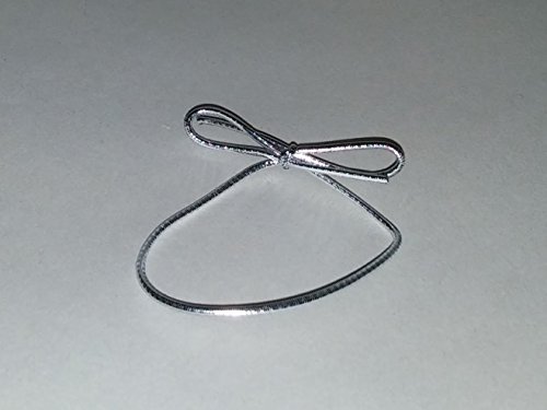 Stretch Loops - 6", Silver - Pack of 50