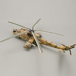 Mil Mi 24 Hind D/E Russian Helicopter Model Kit Scale 1:72 - Attack Gunship Mi24 Crocodile Building Kits 1/72 Assembly Instructions in Russian Language