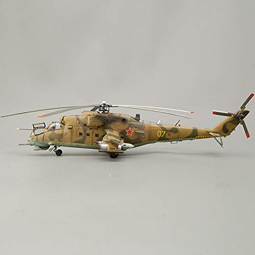 Mil Mi 24 Hind D/E Russian Helicopter Model Kit Scale 1:72 - Attack Gunship Mi24 Crocodile Building Kits 1/72 Assembly Instructions in Russian Language