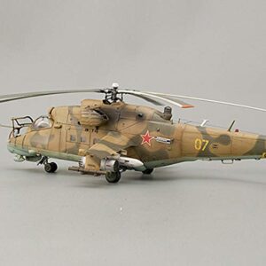 Mil Mi 24 Hind D/E Russian Helicopter Model Kit Scale 1:72 - Attack Gunship Mi24 Crocodile Building Kits 1/72 Assembly Instructions in Russian Language