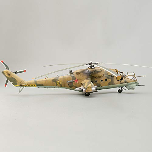 Mil Mi 24 Hind D/E Russian Helicopter Model Kit Scale 1:72 - Attack Gunship Mi24 Crocodile Building Kits 1/72 Assembly Instructions in Russian Language