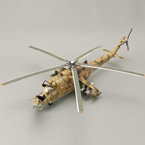 Mil Mi 24 Hind D/E Russian Helicopter Model Kit Scale 1:72 - Attack Gunship Mi24 Crocodile Building Kits 1/72 Assembly Instructions in Russian Language