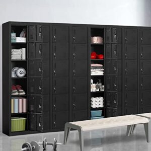 INTERGREAT Metal Locker for Office Storage Locker Employees Locker for School Gym Lockers Corridor Locker 6 Tier 6 Door