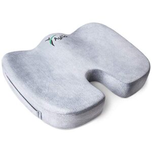 Aylio Lower Back Relief Cushion - Butt and Hip Support Cushion for Office Chair - Ergonomic Tailbone Pillow Promotes Healthy Posture - Coccyx Sciatica Seat Cushion
