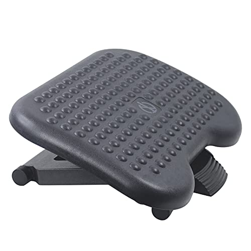 AKOZLIN Adjustable Under Desk Footrest Comfy Rest, Ergonomic Foot, Pressure Relief for Comfort Home, Office