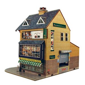 The CityBuilder Corner SUPERMART Cardboard Model Making Kit - O Scale Model Railroad Building