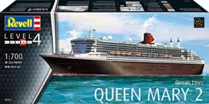 revell rv05231 1:700-queen mary 2, unpainted