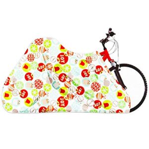 1 plastic christmas/holiday bike gift bag, 60×72