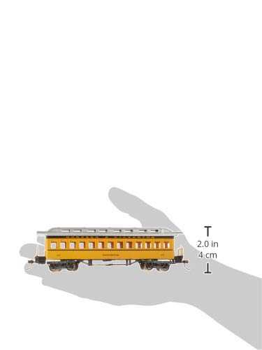 Bachmann Hobby Train Passenger Car, Prototypical Yellow