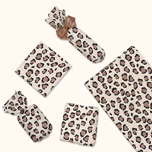 Leopard Print Printed Tissue Paper - Decorative Tissue for Decoupage - Wild Tissue Paper | 24 Sheets 20" x "30"