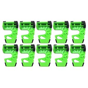 10-pack wedge-it ultimate door stop – green