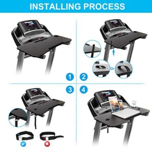 Treadmill Laptop Desk,NEXAN Universal Ergonomic Platform for Notebooks, Tablets, Laptops, Workstation for Treadmill Handlebars up to 35 inches with Cup Tablet Phone Holder…
