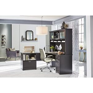 Realspace® Magellan Performance 71"W L-Shape Corner Desk, Espresso