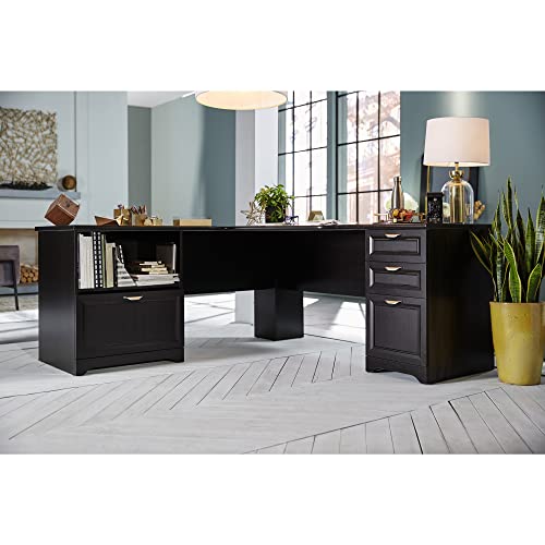 Realspace® Magellan Performance 71"W L-Shape Corner Desk, Espresso