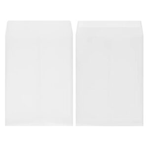 translucent paper bags 4 3/4 x 6 1/2, vellum envelopes a6 self seal for 4×6 cards, wedding confetti toss bags, invitations, photos, graduation, small business, party favors, gift wrapping (white)