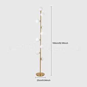 Hsyile Lighting KU300198 Cozy Elegant Modern Creative Floor Lamp for Living Room,Bedroom,Office,9 Lights