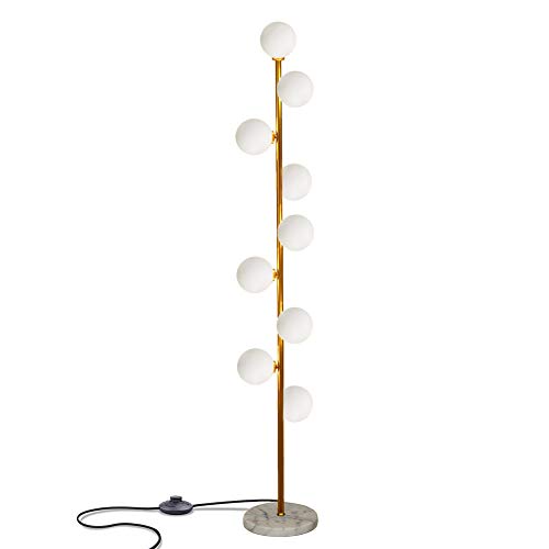 Hsyile Lighting KU300198 Cozy Elegant Modern Creative Floor Lamp for Living Room,Bedroom,Office,9 Lights