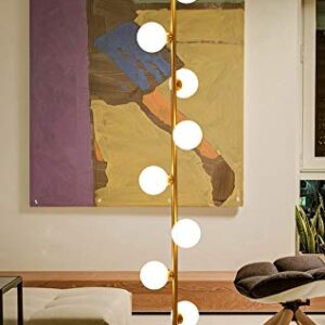 Hsyile Lighting KU300198 Cozy Elegant Modern Creative Floor Lamp for Living Room,Bedroom,Office,9 Lights