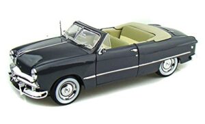 1949 ford convertible, gray – maisto 31682 – 1/18 scale diecast model toy car