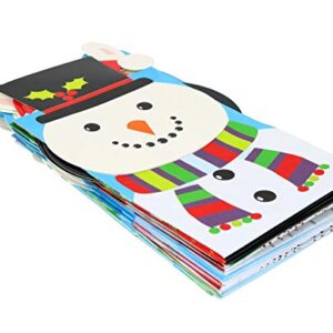 Iconikal Christmas Die-Cut Flip Over Treat & Gift Bags, 20-Count