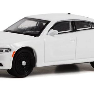 Greenlight 43002-N Hot Pursuit - 2022 Dodge Charger Pursuit Police Cruiser- White 1:64 Scale Diecast