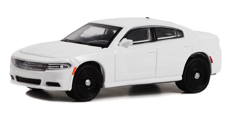 Greenlight 43002-N Hot Pursuit - 2022 Dodge Charger Pursuit Police Cruiser- White 1:64 Scale Diecast