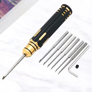 prime model scriber model kit resin carved scribe tool line hobby cutting tool chisel 7 blades for rc car/drone repair (classic edition)