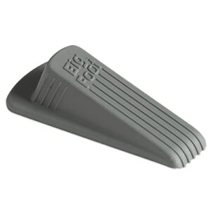 master caster big foot doorstop, 4.75 x 2 x 1.25 inches, gray, 1/pack (00941)