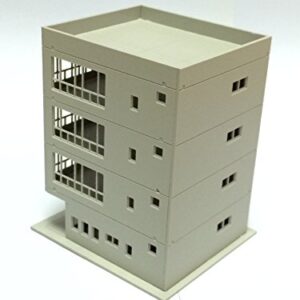 Outland Models Railway Modern 4-Story Office Building Unpainted N Scale 1:160