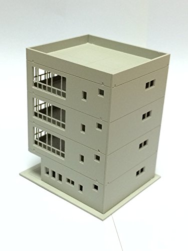 Outland Models Railway Modern 4-Story Office Building Unpainted N Scale 1:160