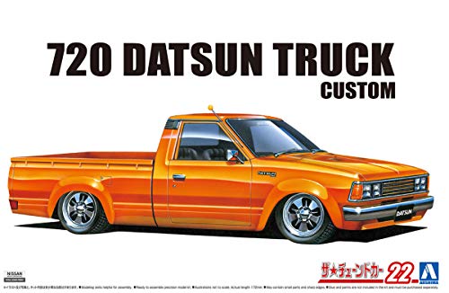 Aoshima 1/24 Scale Kit 58404 720 Truck Custom '82 - Plastic Model Building Kit # 58404