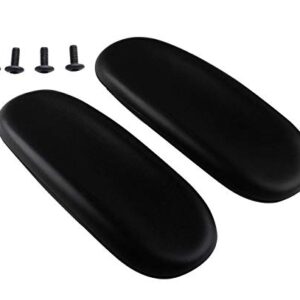 Office Chair Arm Rest Replacement Fits All Styles of Arms with Mounting Hole Patterns Screws Set Desk Armrest Cover(2Pack)