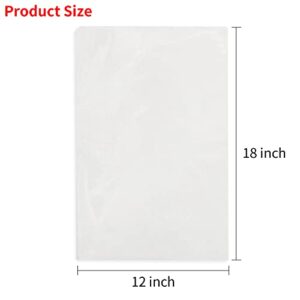 Yotelab 12x18 Inch Cellophane Bags, 20Pcs Clear Cellophane Gift Bags
