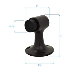 Nuk3y Commercial Heavy Duty Floor Mount Bumper Stop 3 inch (Oiled Rubbed Bronze)