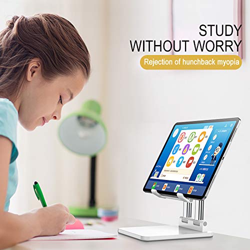 Portable Monitor Stand-Tablet Stand,Foldable &Adjustable,Super Sturdy,Tablet Holder Stand for Desk Compatible with iPad Pro/Tablets/Portable Monitor 7"-15.6", Stand Holder for Surface Pro(Black)
