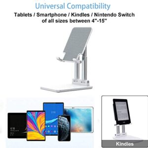 Portable Monitor Stand-Tablet Stand,Foldable &Adjustable,Super Sturdy,Tablet Holder Stand for Desk Compatible with iPad Pro/Tablets/Portable Monitor 7"-15.6", Stand Holder for Surface Pro(Black)