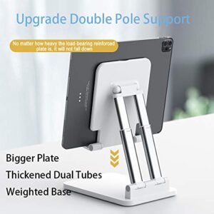 Portable Monitor Stand-Tablet Stand,Foldable &Adjustable,Super Sturdy,Tablet Holder Stand for Desk Compatible with iPad Pro/Tablets/Portable Monitor 7"-15.6", Stand Holder for Surface Pro(Black)