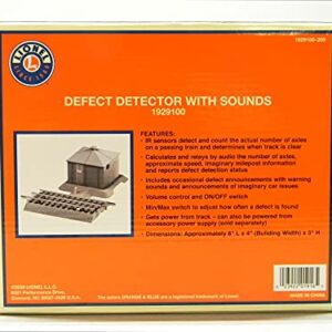 Lionel Electric O Gauge Model Train Accessories, Defect Detector with Sounds, 1929100