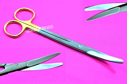 New German Premium Quality 1 EA Surgical Operating Medical Mayo Scissors Curved 6.75 inches CYNAMED