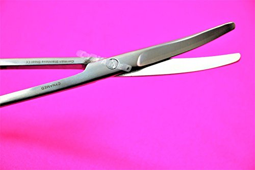 New German Premium Quality 1 EA Surgical Operating Medical Mayo Scissors Curved 6.75 inches CYNAMED