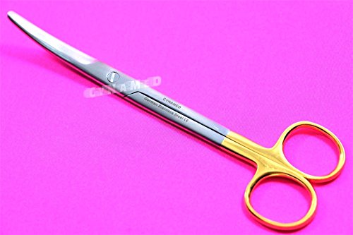 New German Premium Quality 1 EA Surgical Operating Medical Mayo Scissors Curved 6.75 inches CYNAMED