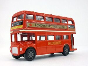 5 inch london city sightseeing double decker tour bus scale diecast metal model