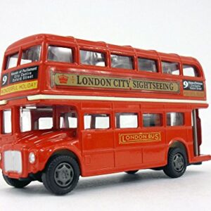 5 inch London City Sightseeing Double Decker Tour Bus Scale Diecast Metal Model